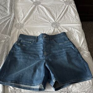 SPANX Classic Blue Jean Shorts